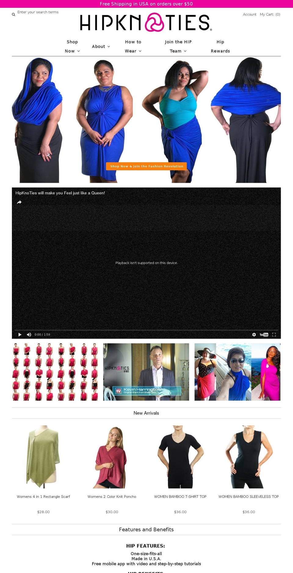 hipnotizeapparel.com shopify website screenshot
