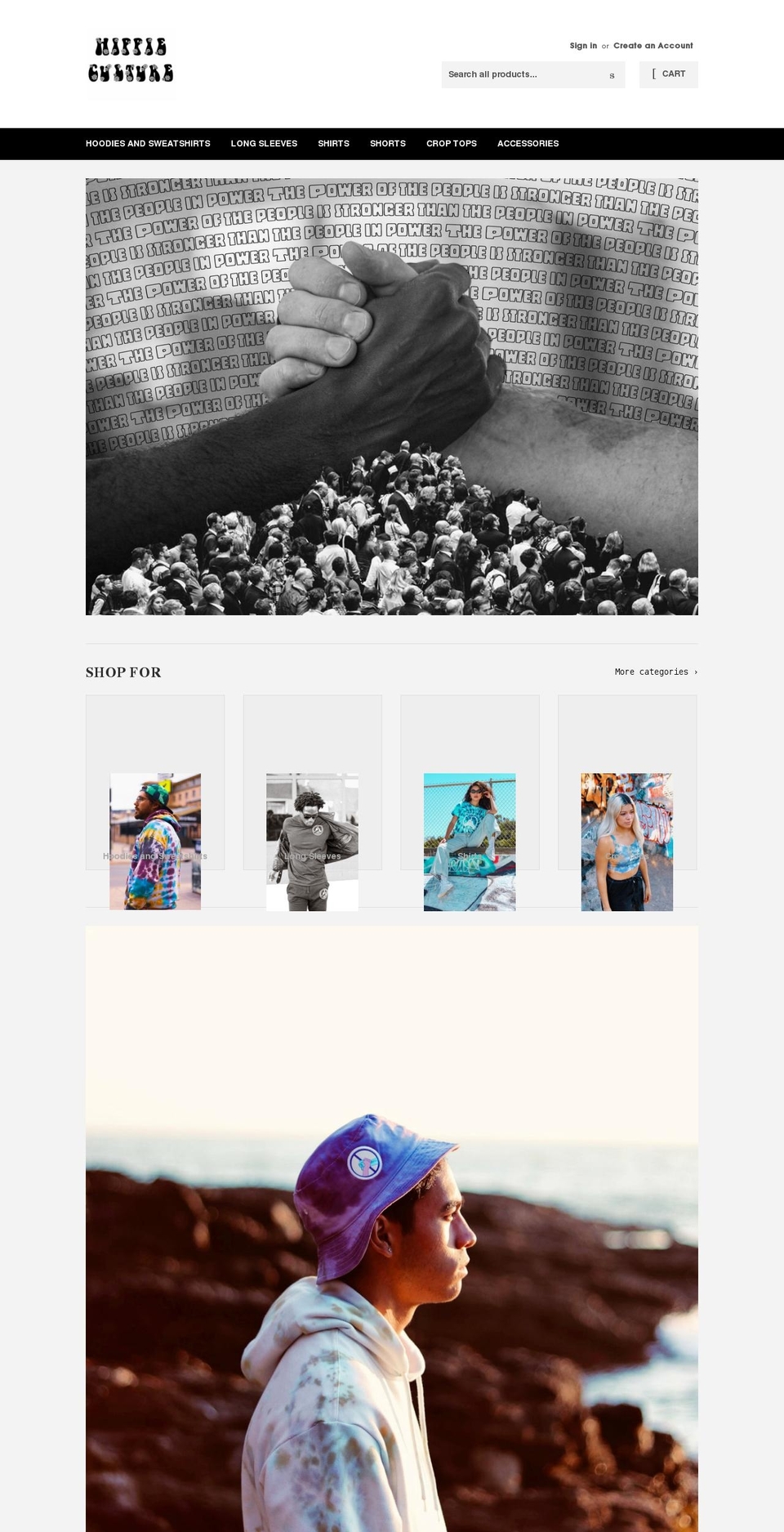 hippie-culture-clothing-co.myshopify.com shopify website screenshot