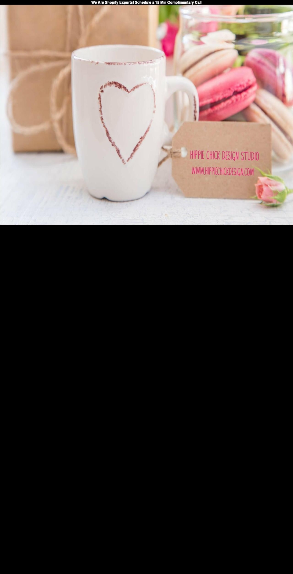 hippiechickdesign.com shopify website screenshot