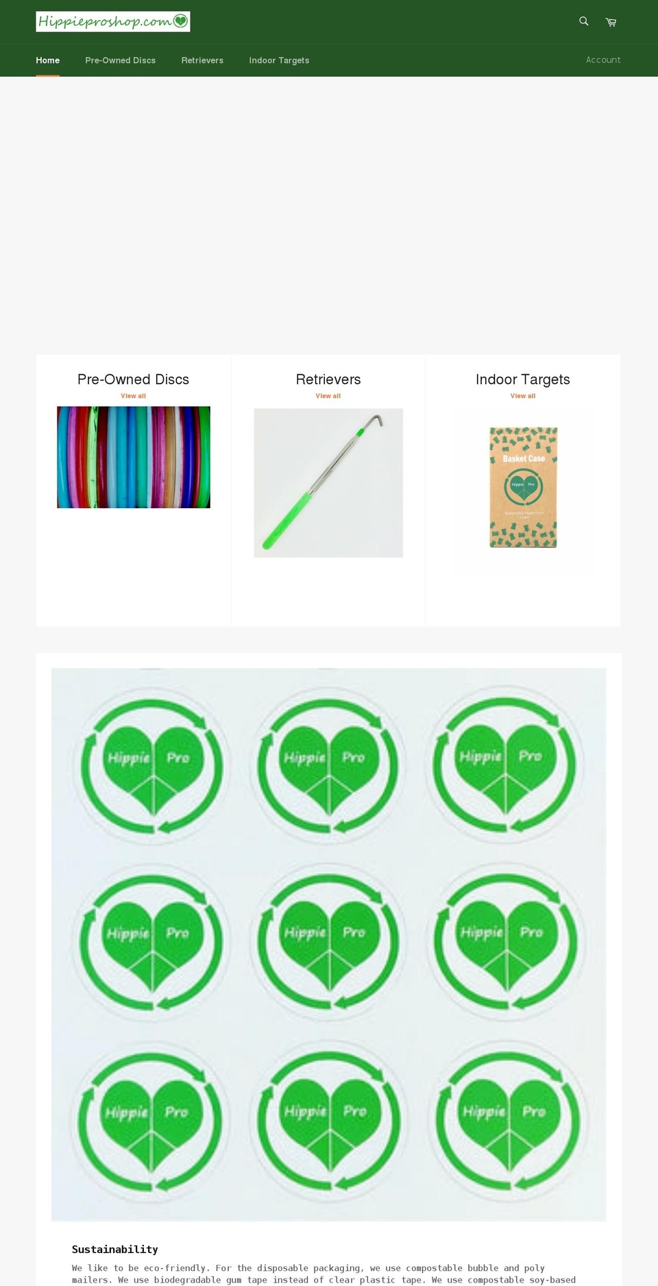 hippieproshop.com shopify website screenshot