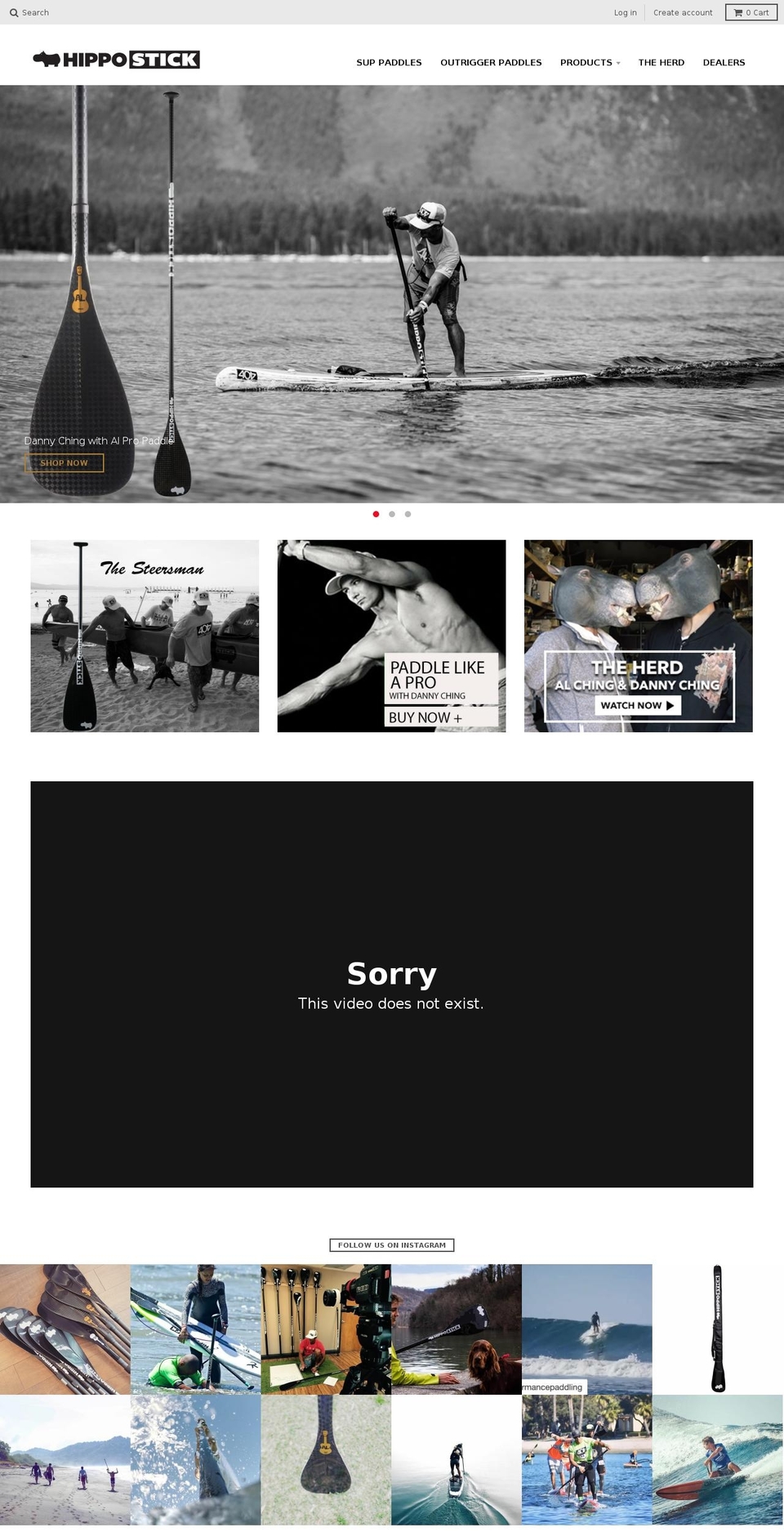 hippostick.com shopify website screenshot