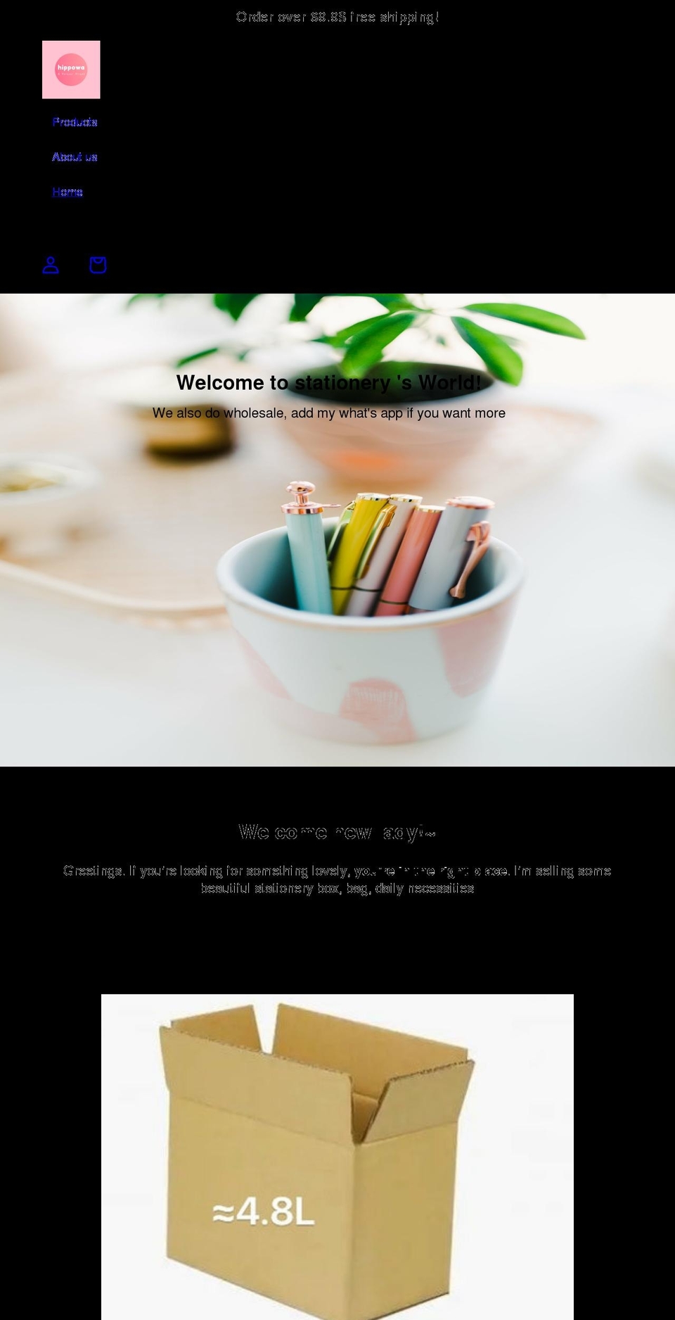 hippowa.com shopify website screenshot