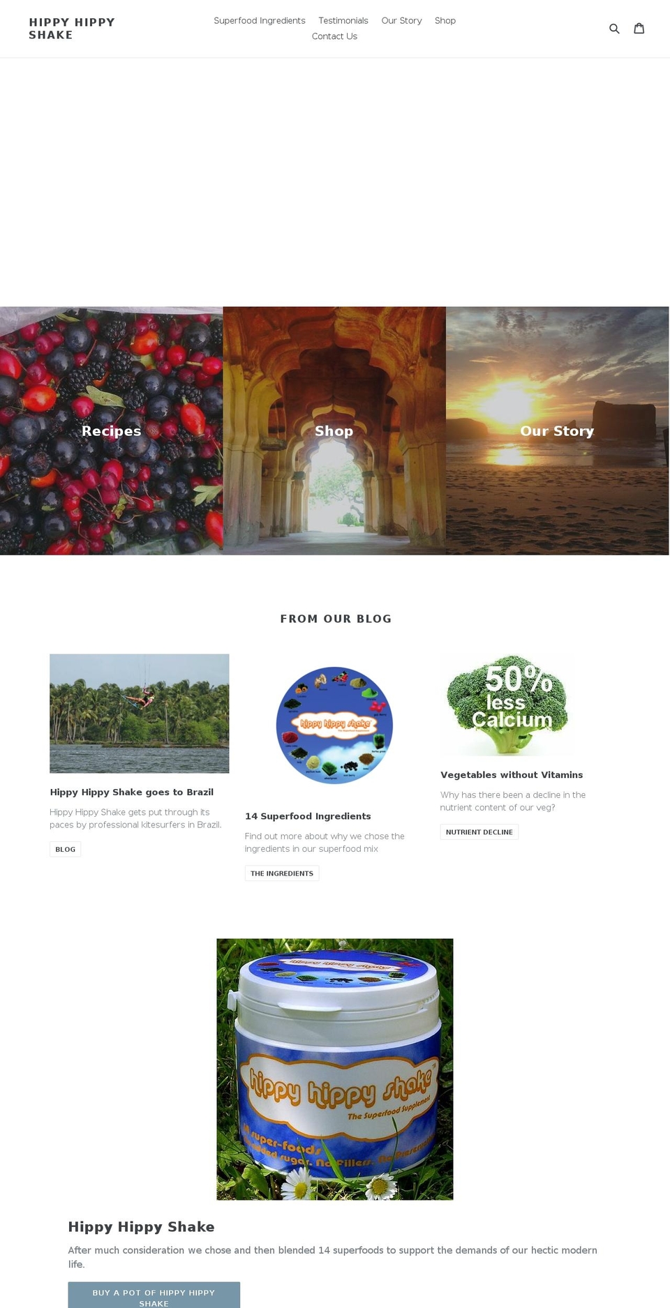 hippy-hippy-shake.com shopify website screenshot