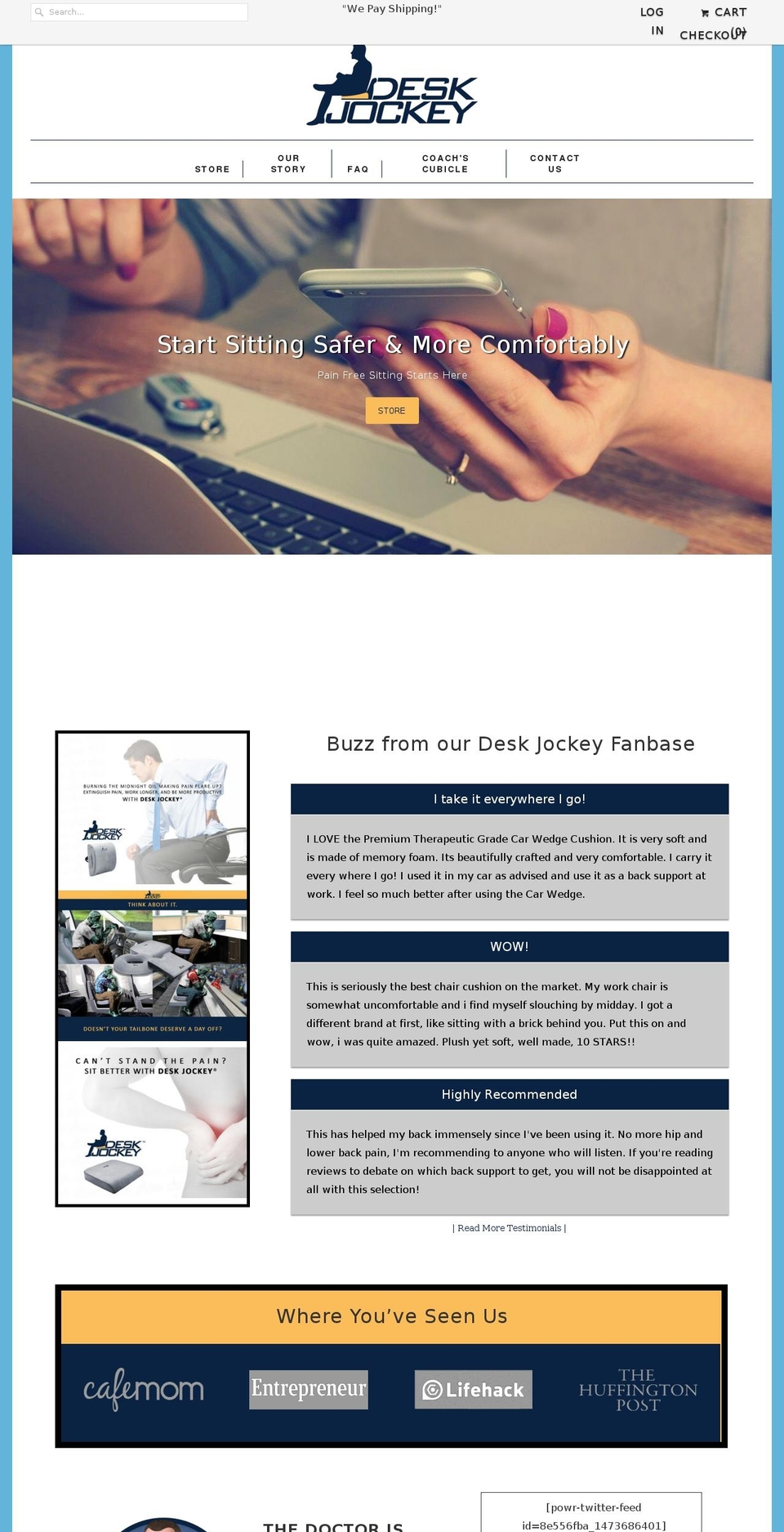 hippybathday.com shopify website screenshot