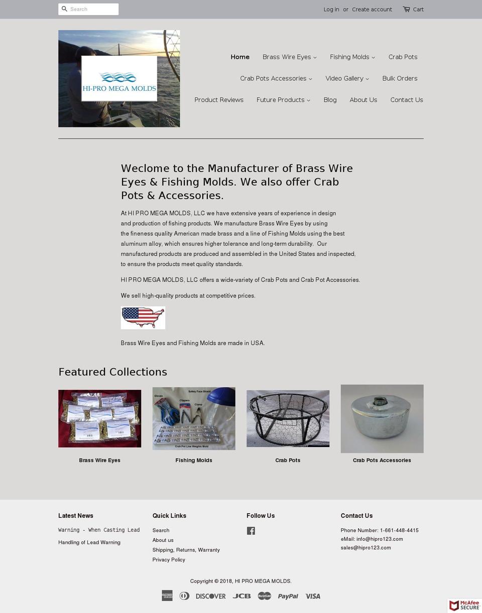 hipro123.com shopify website screenshot