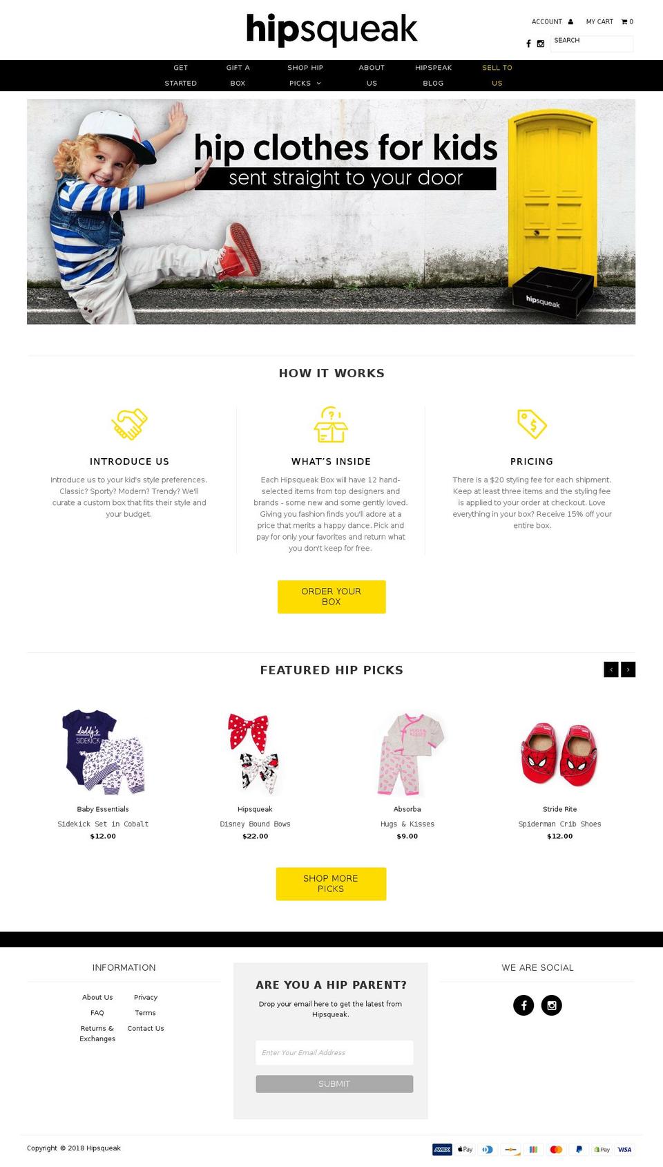 Working Fashionopolism(backup-0726) Shopify theme site example hipsqueak.com
