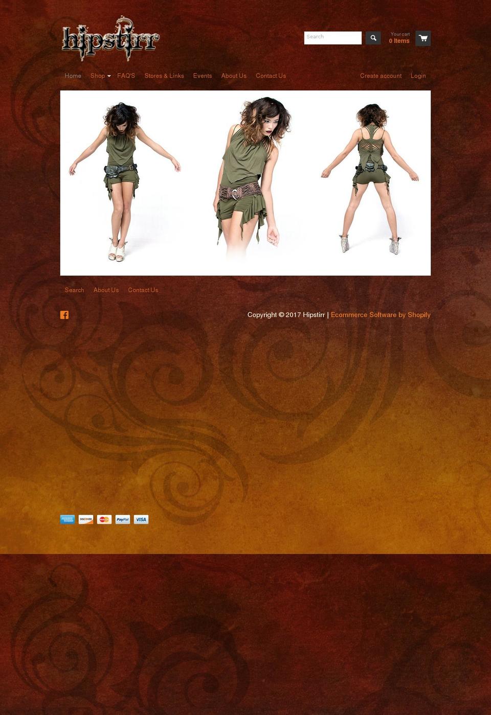 hipstirrbelts.com shopify website screenshot