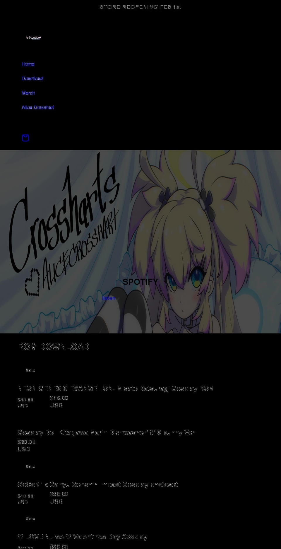 hirariann.com shopify website screenshot