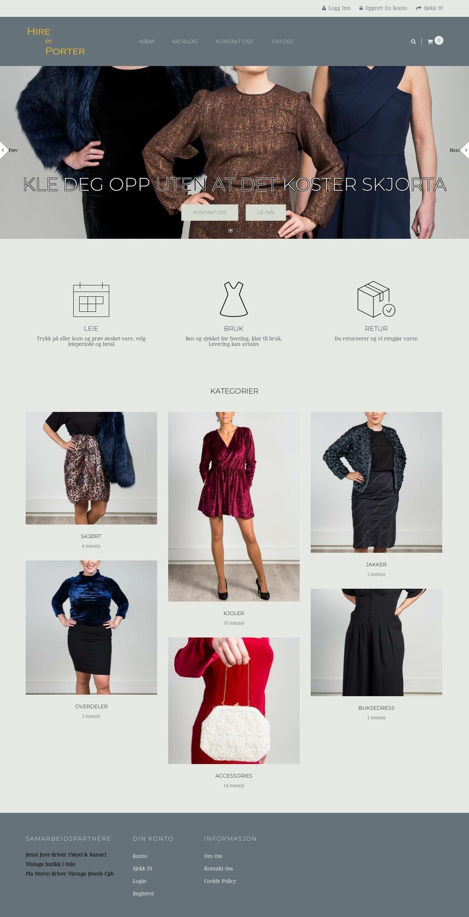 hirebyporter.com — Shopify storefront screenshot