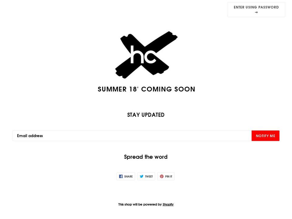 hiredcrooks.com — Shopify storefront screenshot