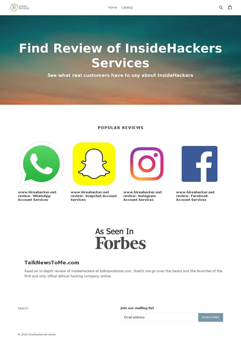 hirehackerz.com shopify website screenshot