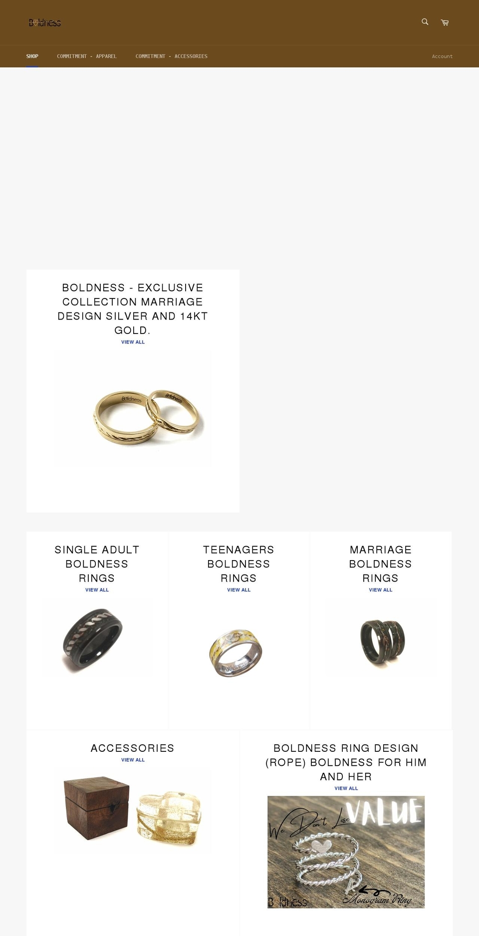 hiscommitments.com shopify website screenshot