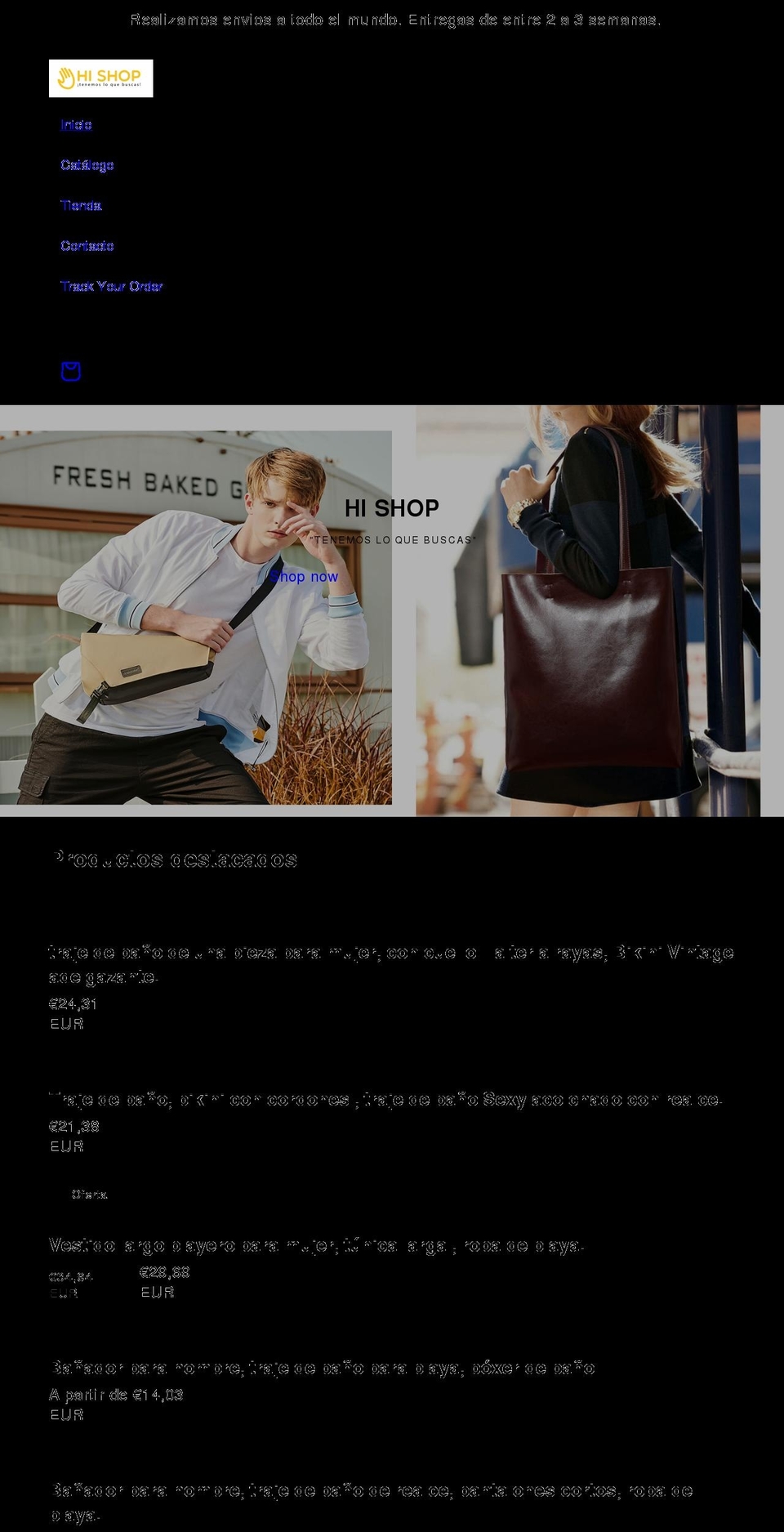 hishop.store shopify website screenshot