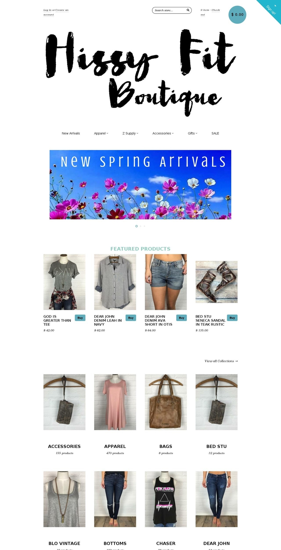 new-standard Shopify theme site example hissyfitboutique.com