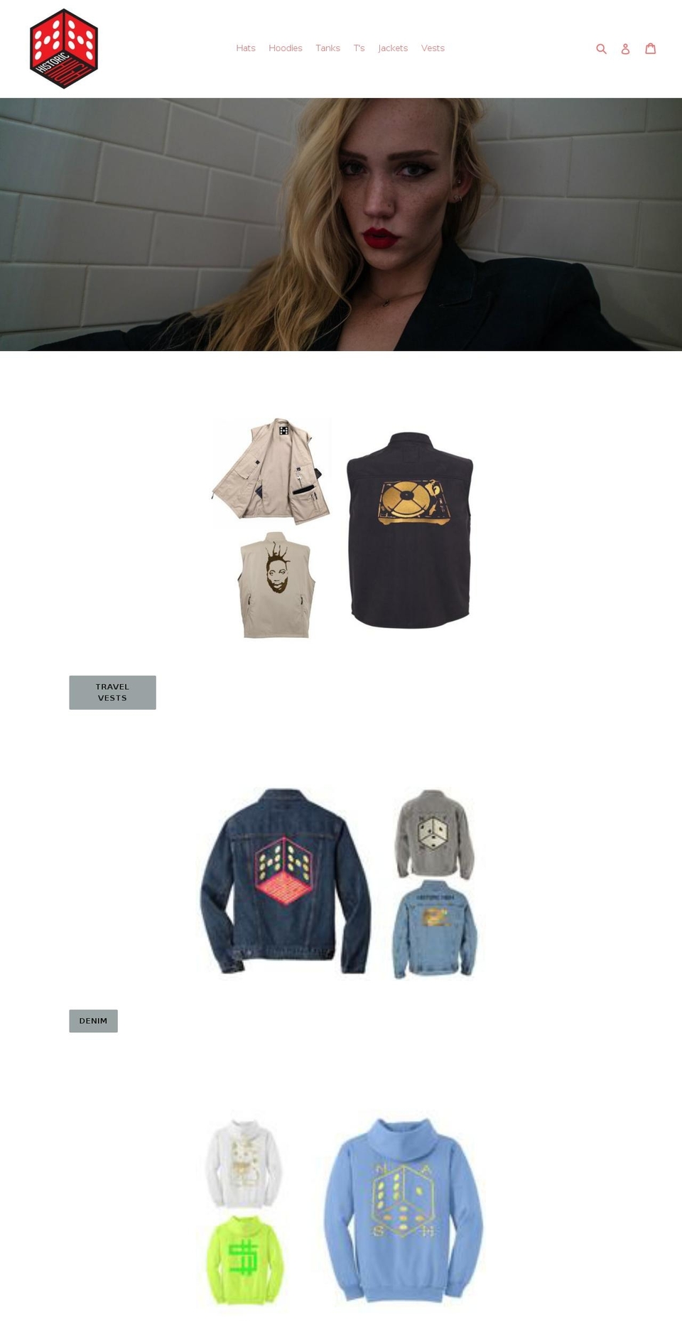 historichighusa.com — Shopify storefront screenshot
