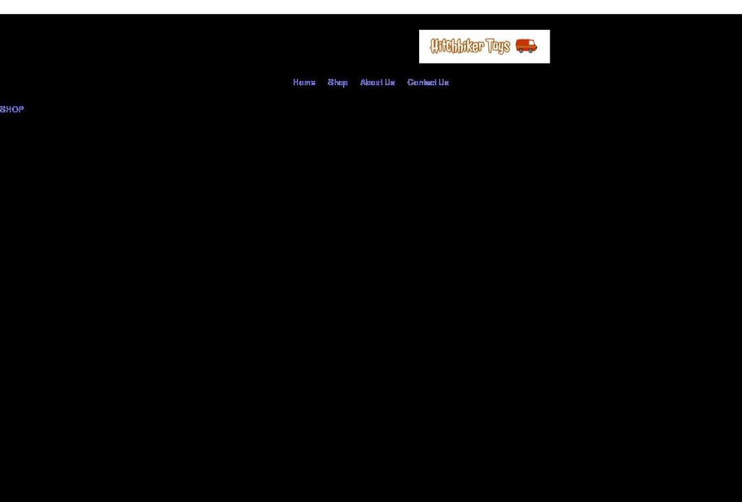 hitchhikertoys.com shopify website screenshot