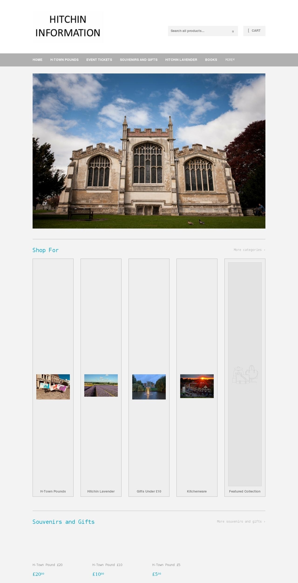 hitchinherts.shop shopify website screenshot