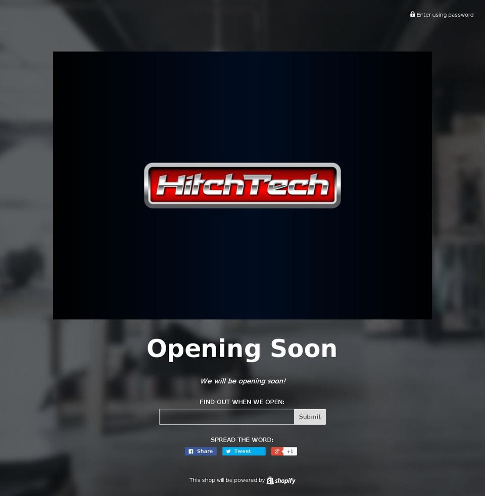 hitchwareproducts.com shopify website screenshot