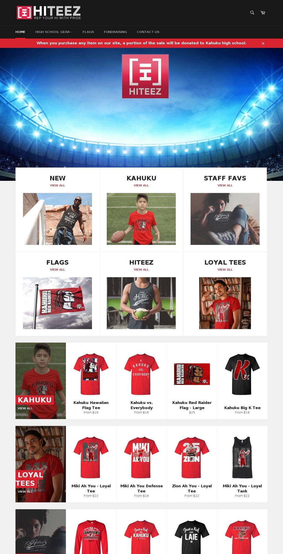 hiteez.com shopify website screenshot