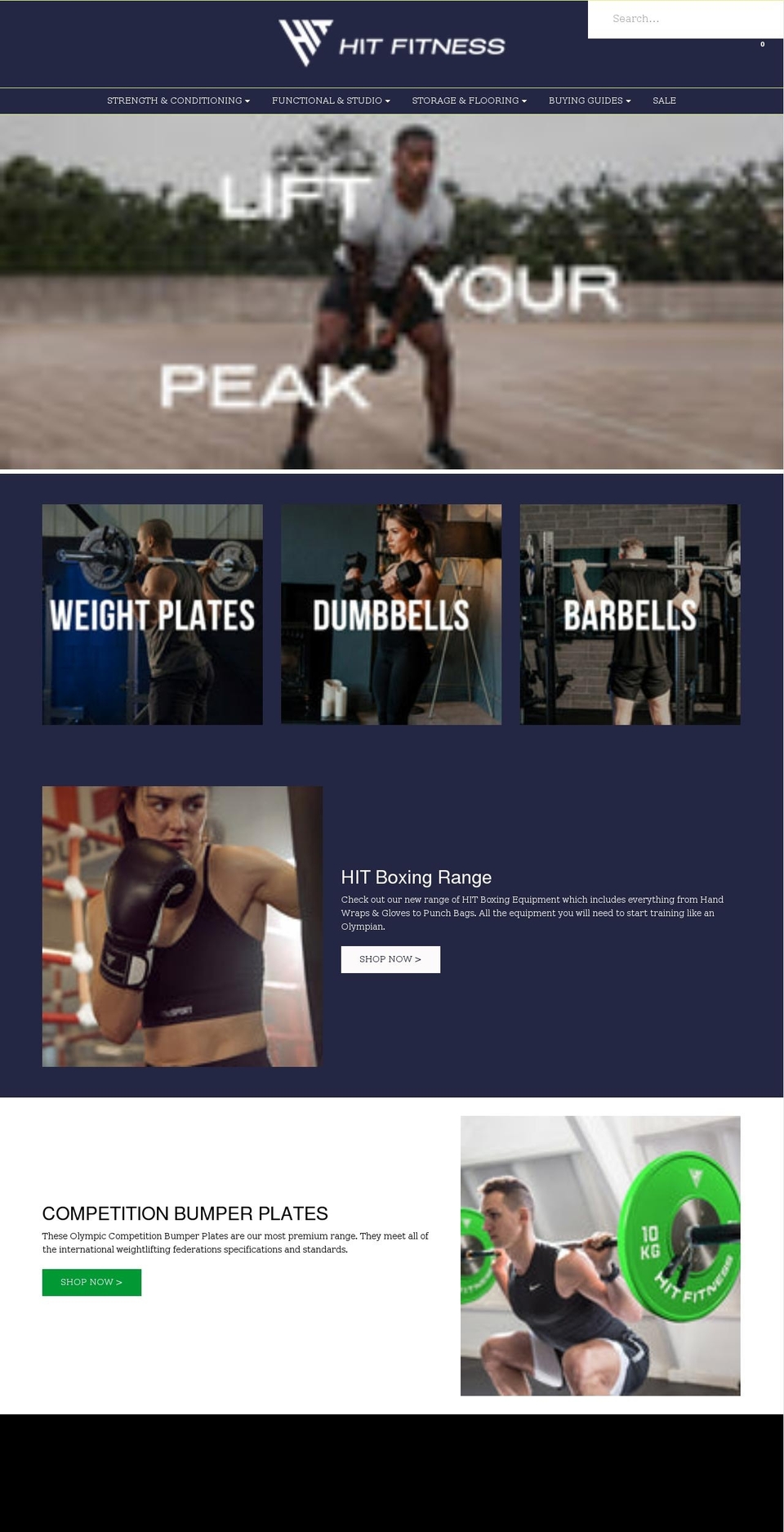 hitfitness.com shopify website screenshot