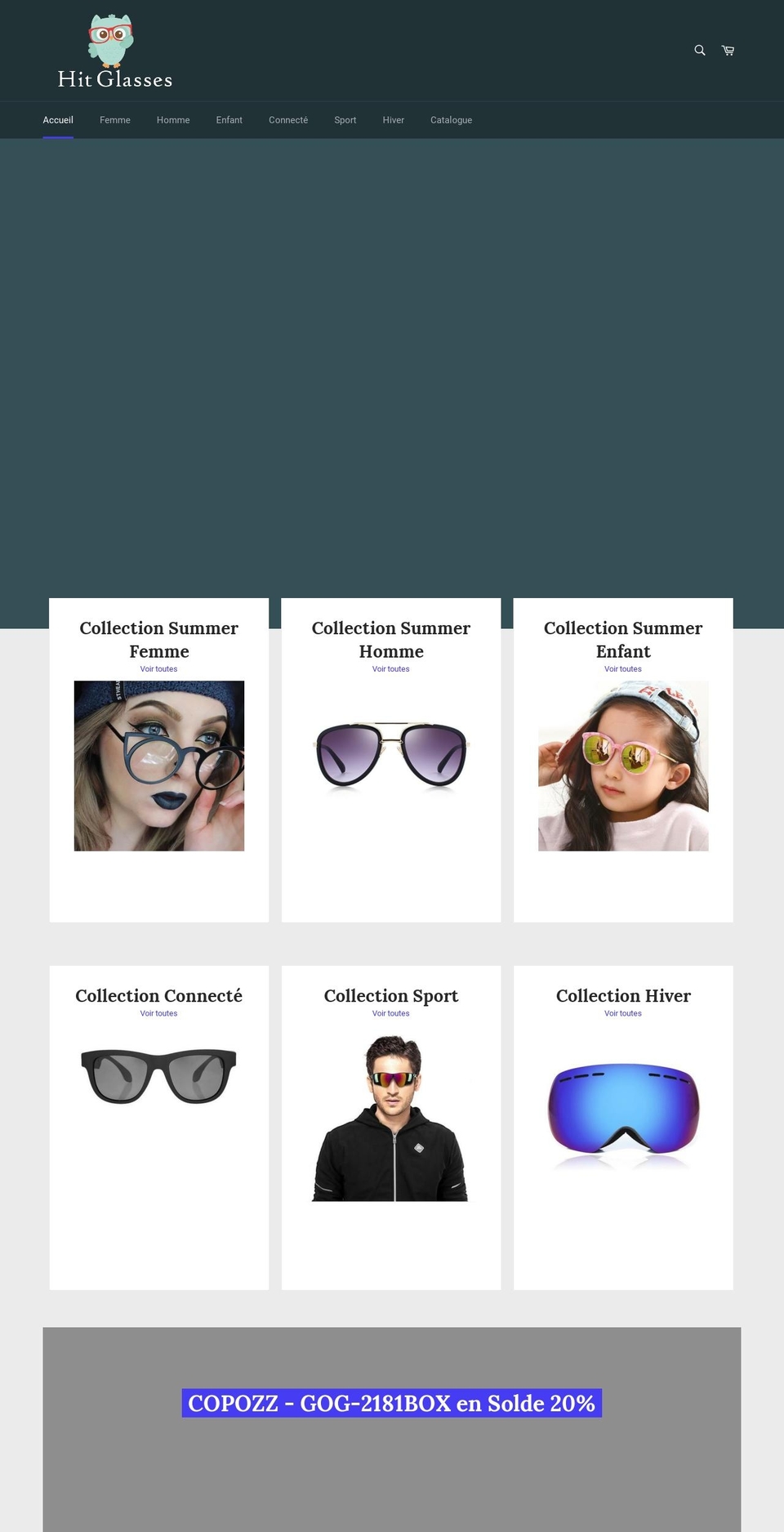 hitglasses.com — Shopify storefront screenshot