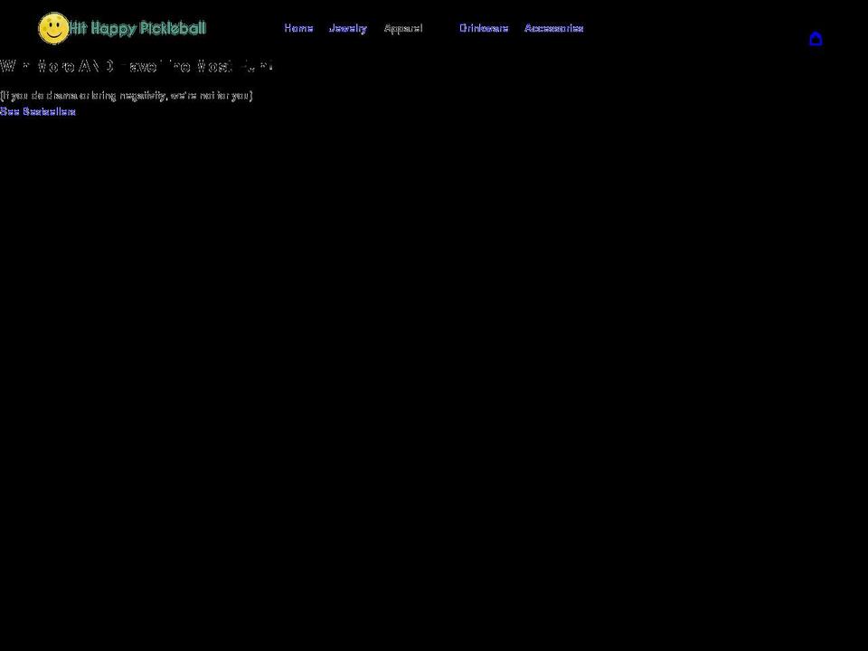 hithappypickleball.com shopify website screenshot