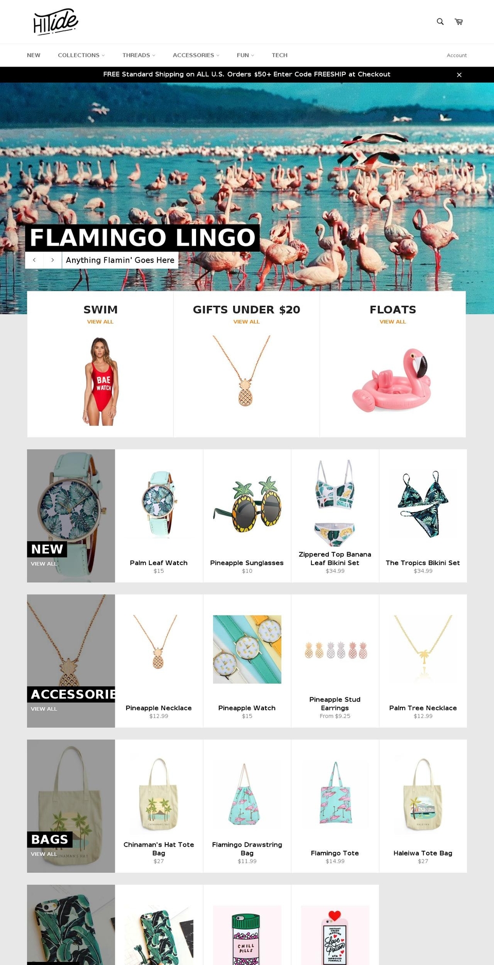 hitide808.com shopify website screenshot