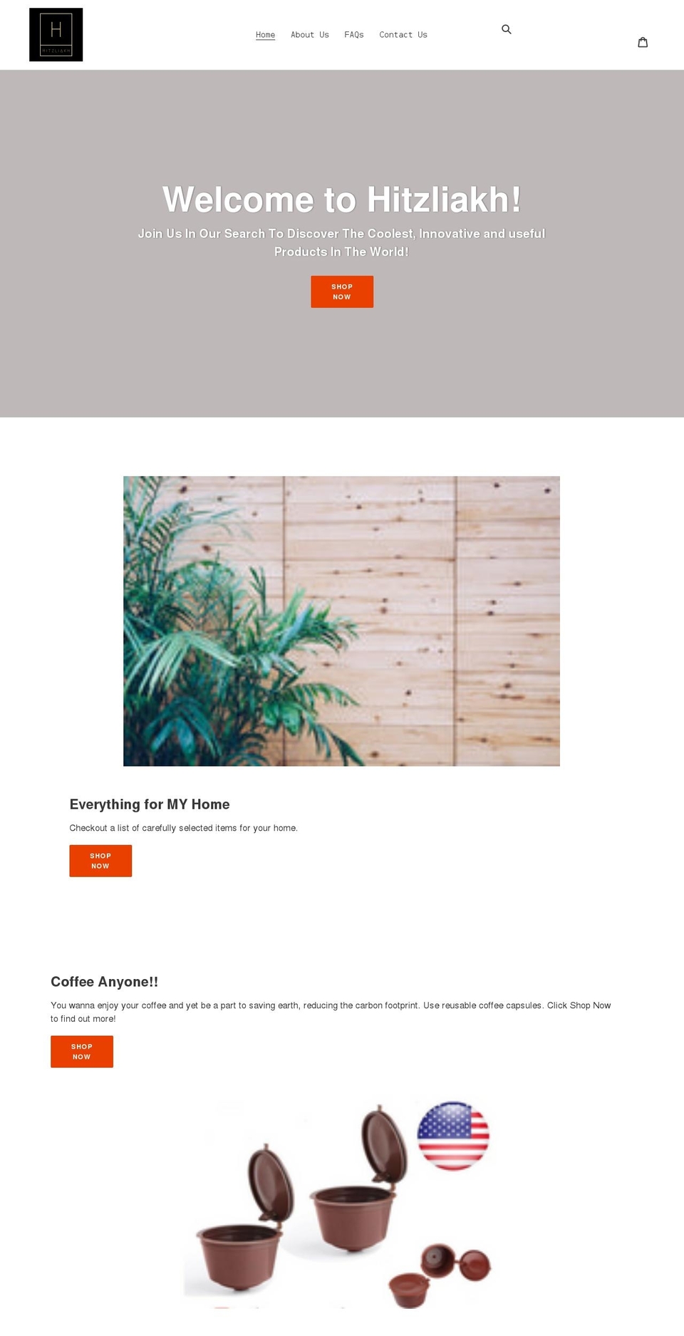 hitzliakh.com shopify website screenshot