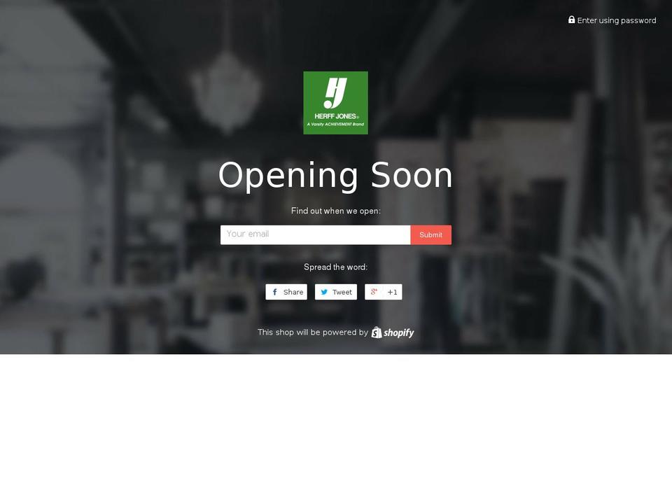 hjframes.com shopify website screenshot