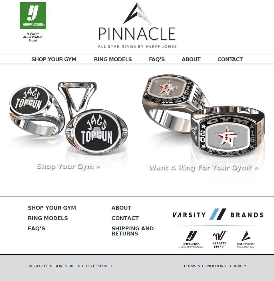 hjpinnacle.com shopify website screenshot