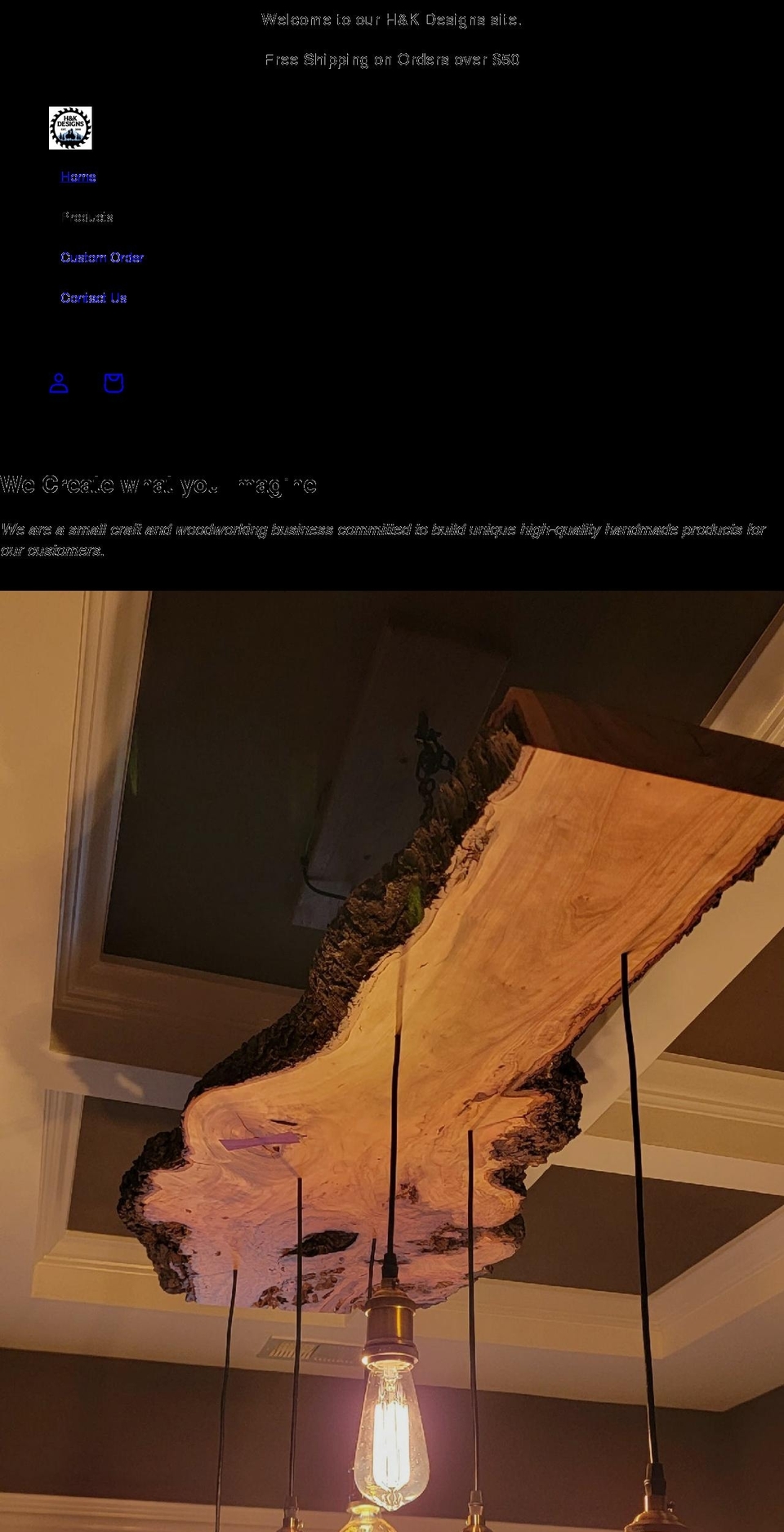 hkcustomdesign.com shopify website screenshot
