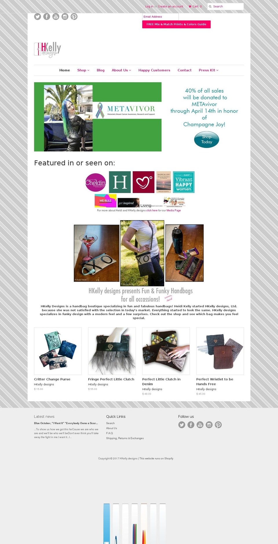 hkellydesign.com shopify website screenshot