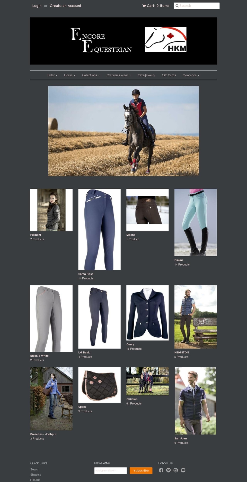 hkmcanada.com shopify website screenshot