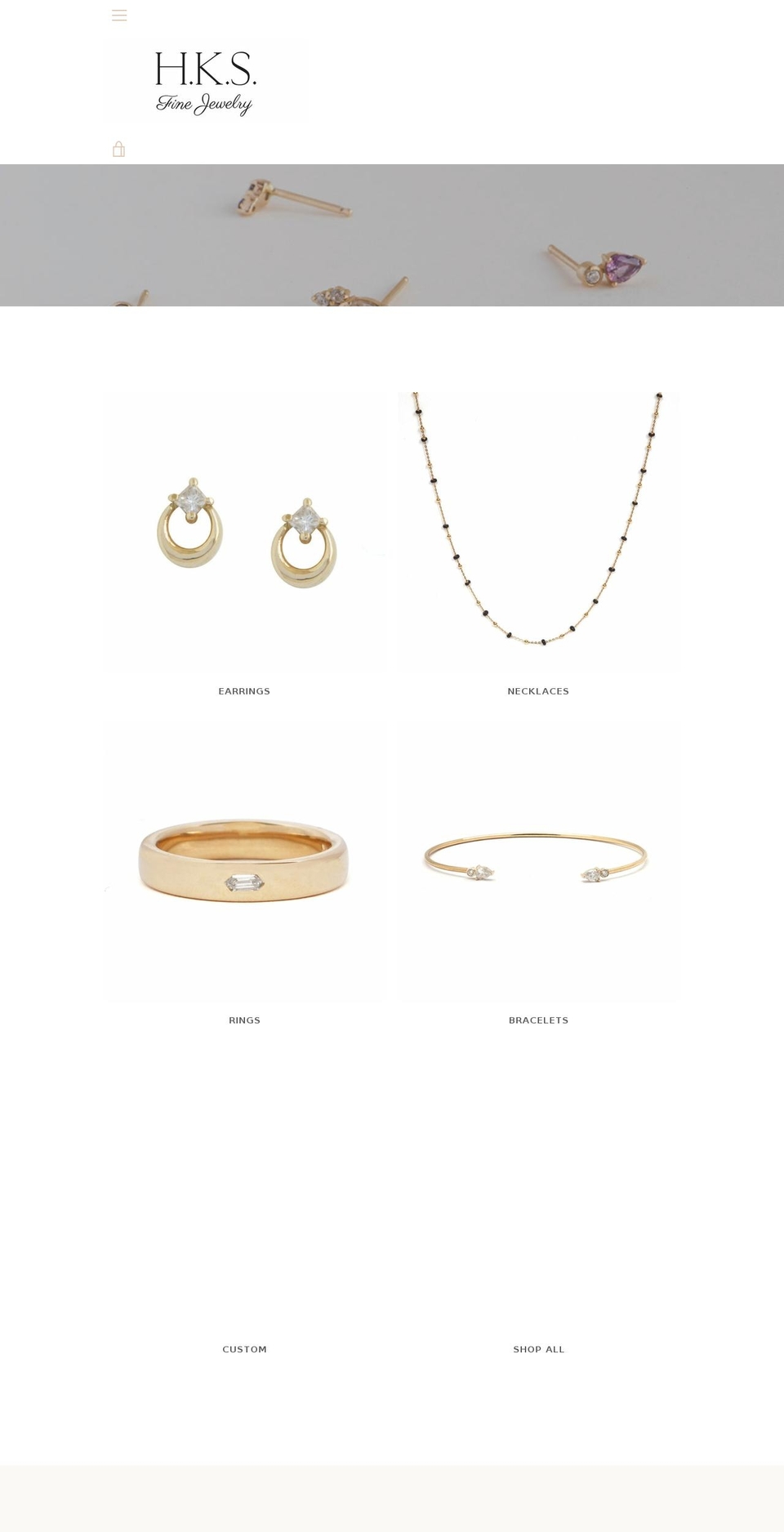 hksfine.com shopify website screenshot