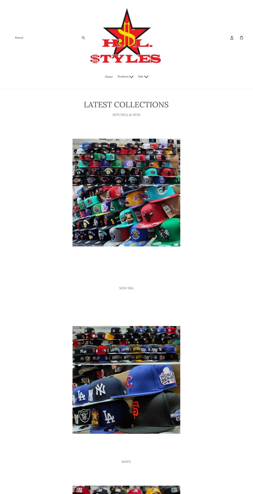 hl-styles.com — Shopify storefront screenshot