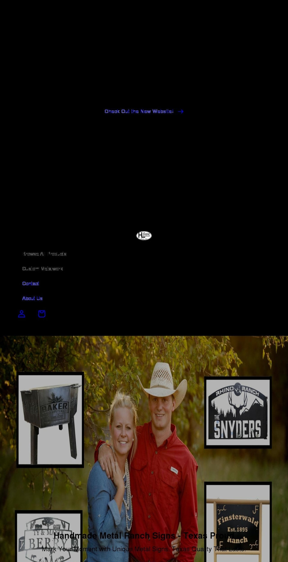 hlguesthandmade.com shopify website screenshot