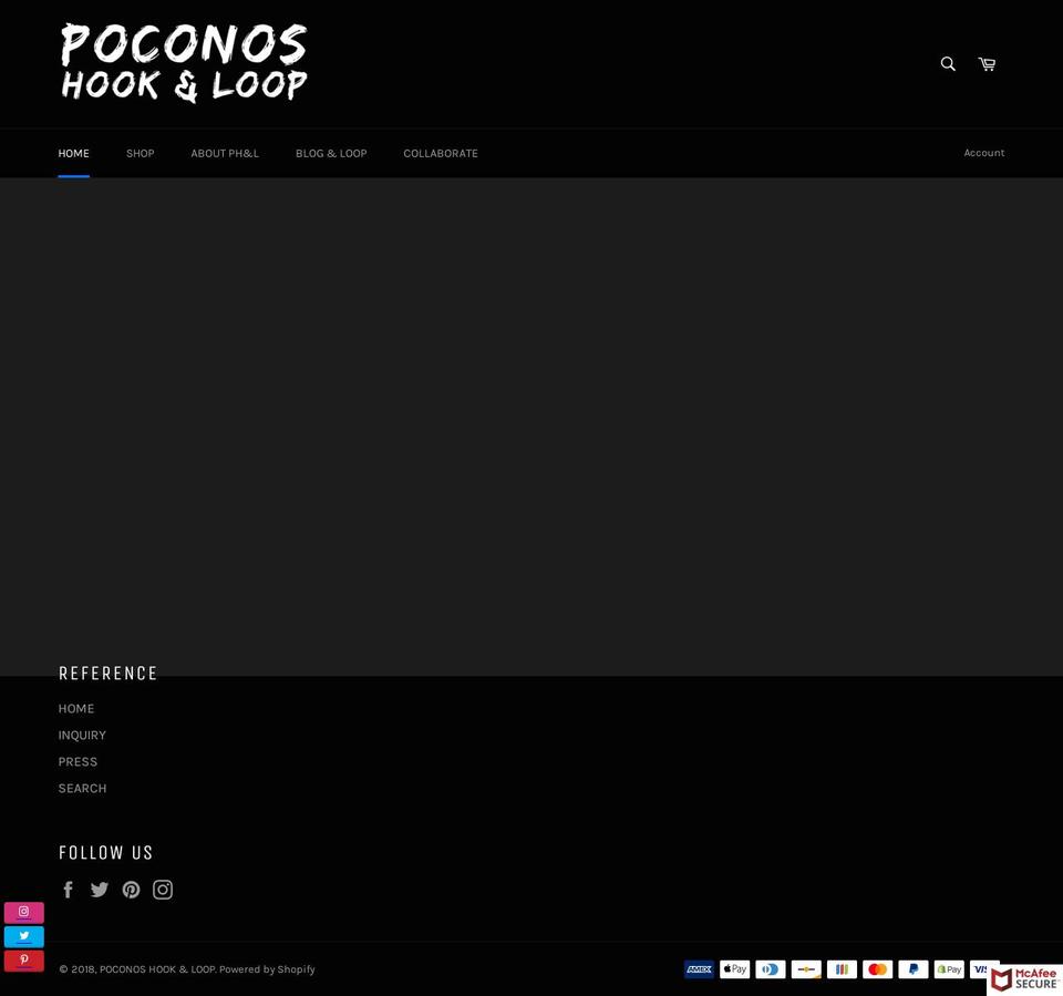 hlpoconos.com — Shopify storefront screenshot