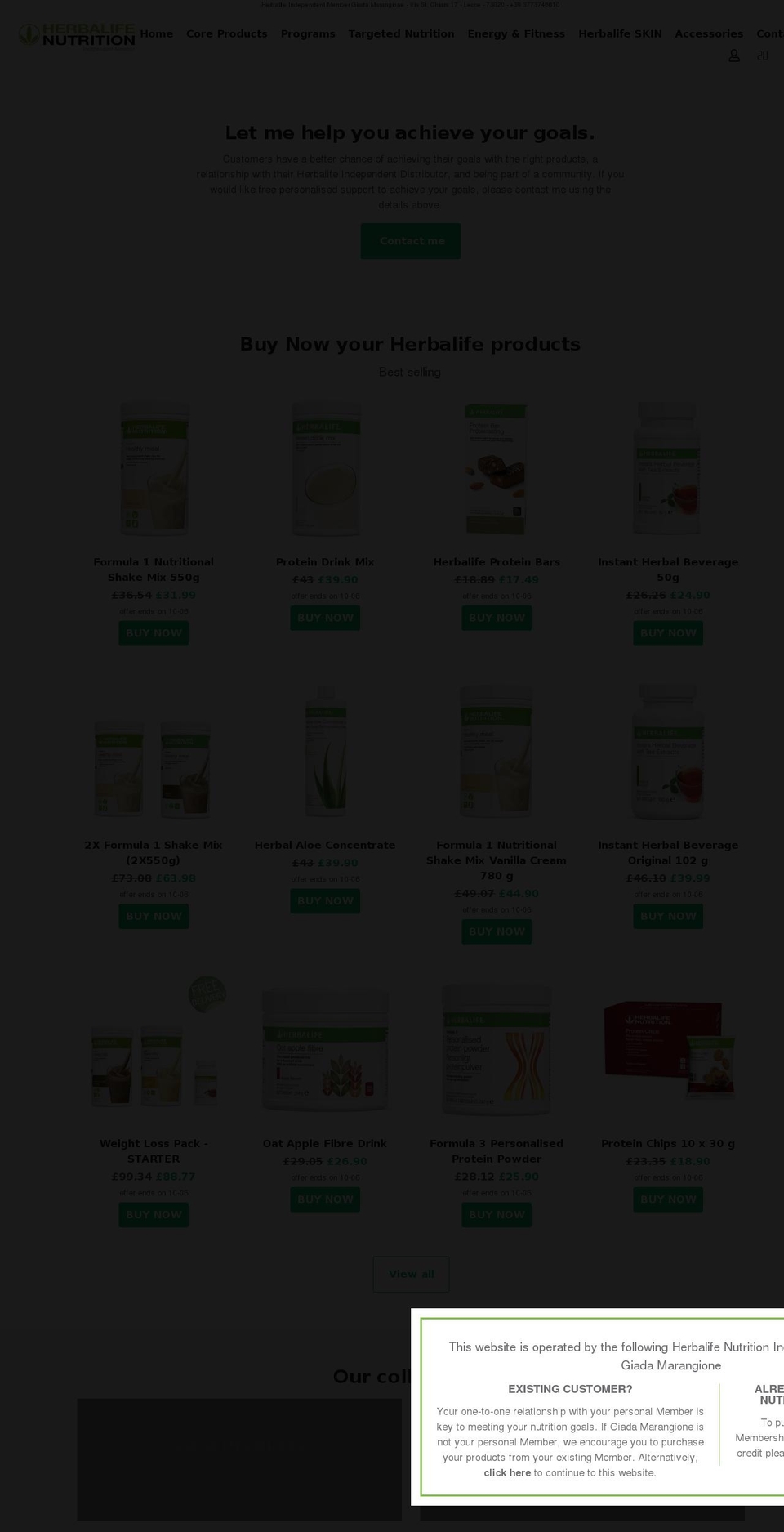 hlstoreonline.com shopify website screenshot