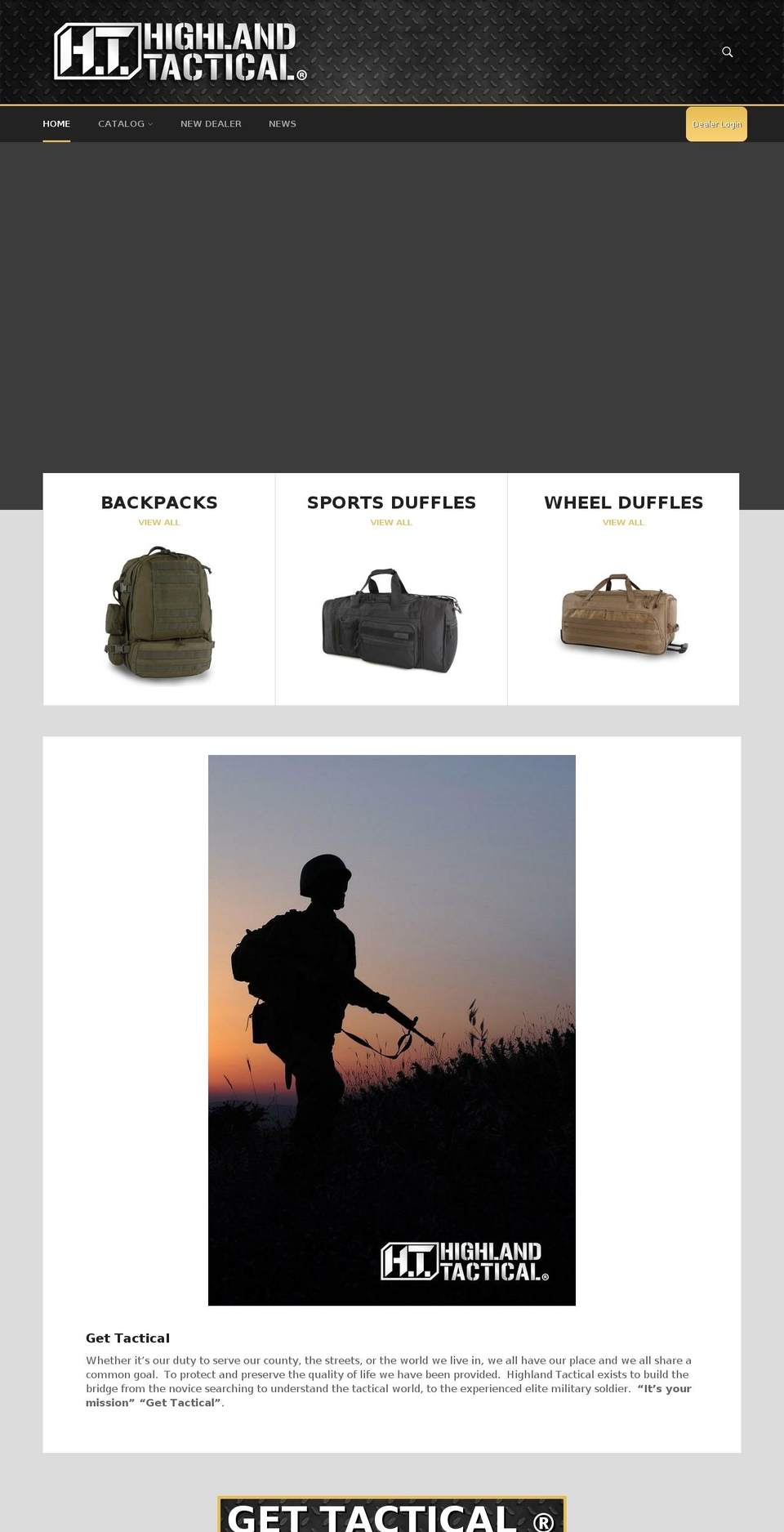 hltactical.com shopify website screenshot