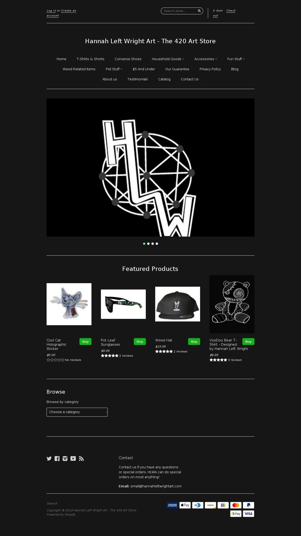 hlwart.com — Shopify storefront screenshot