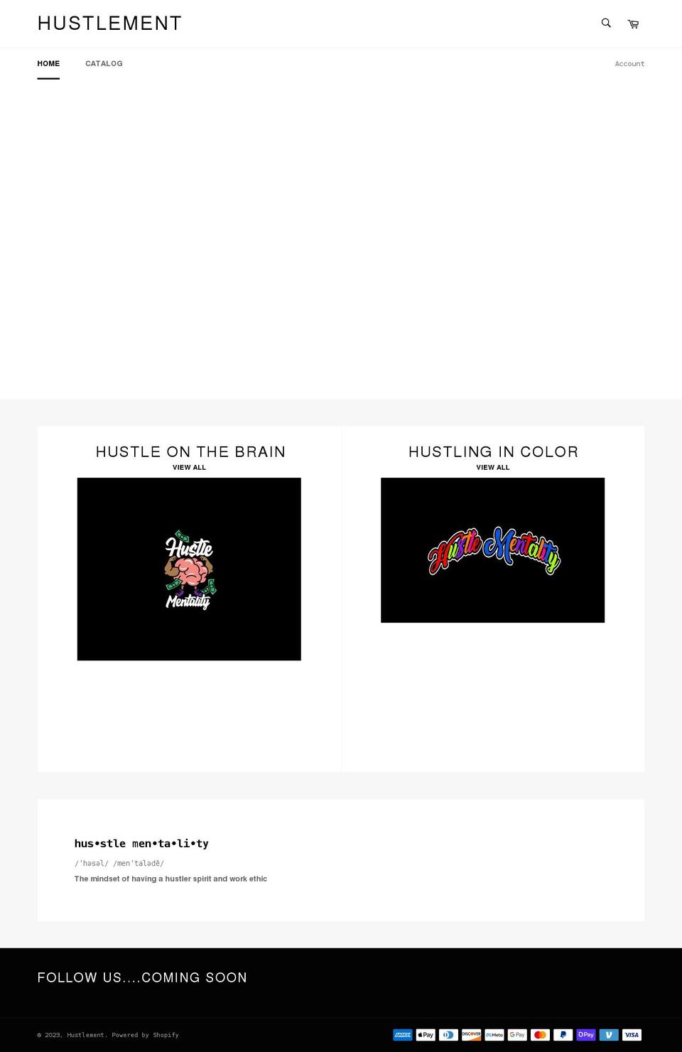 hmaclothing.com shopify website screenshot