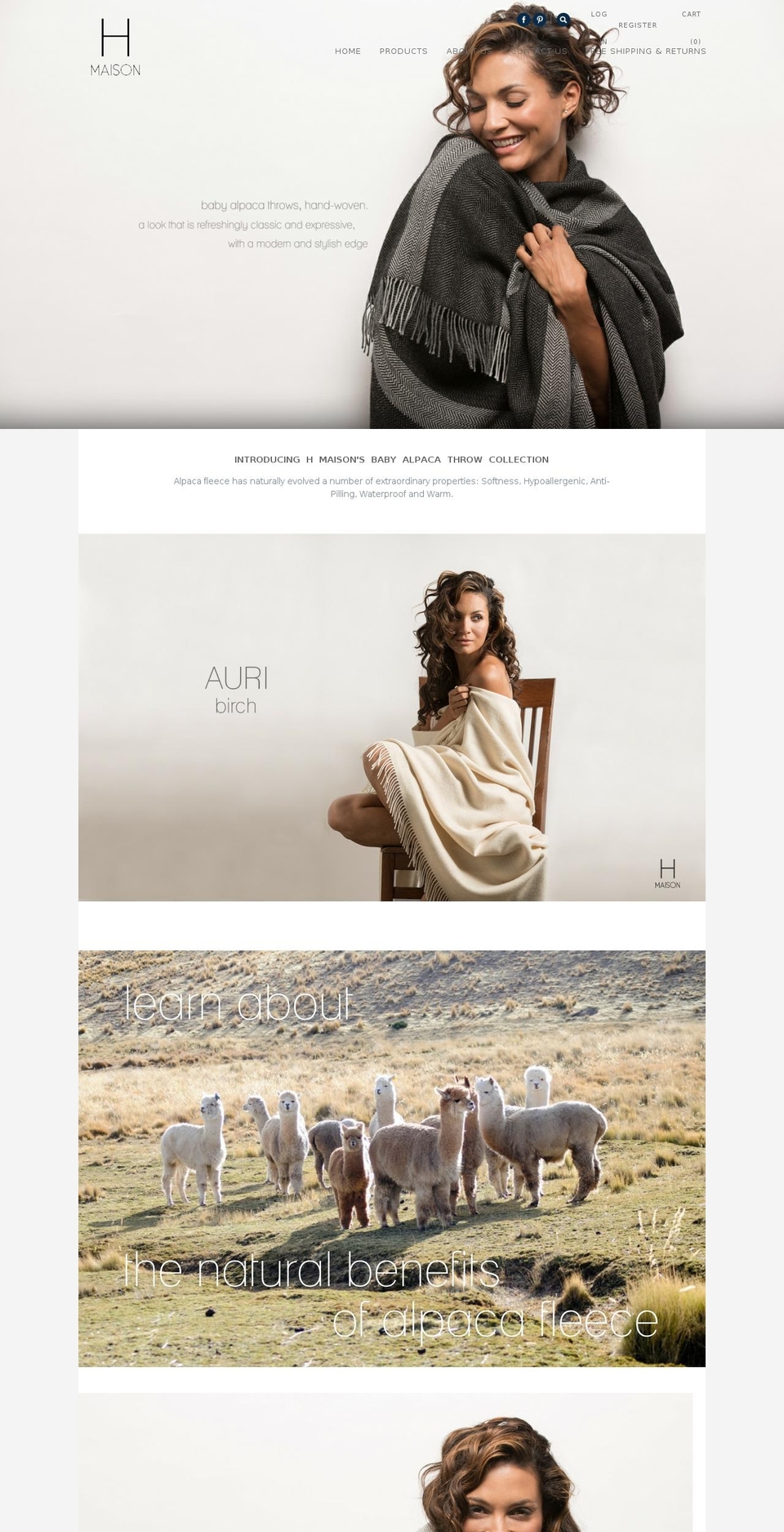 hmaison.com shopify website screenshot