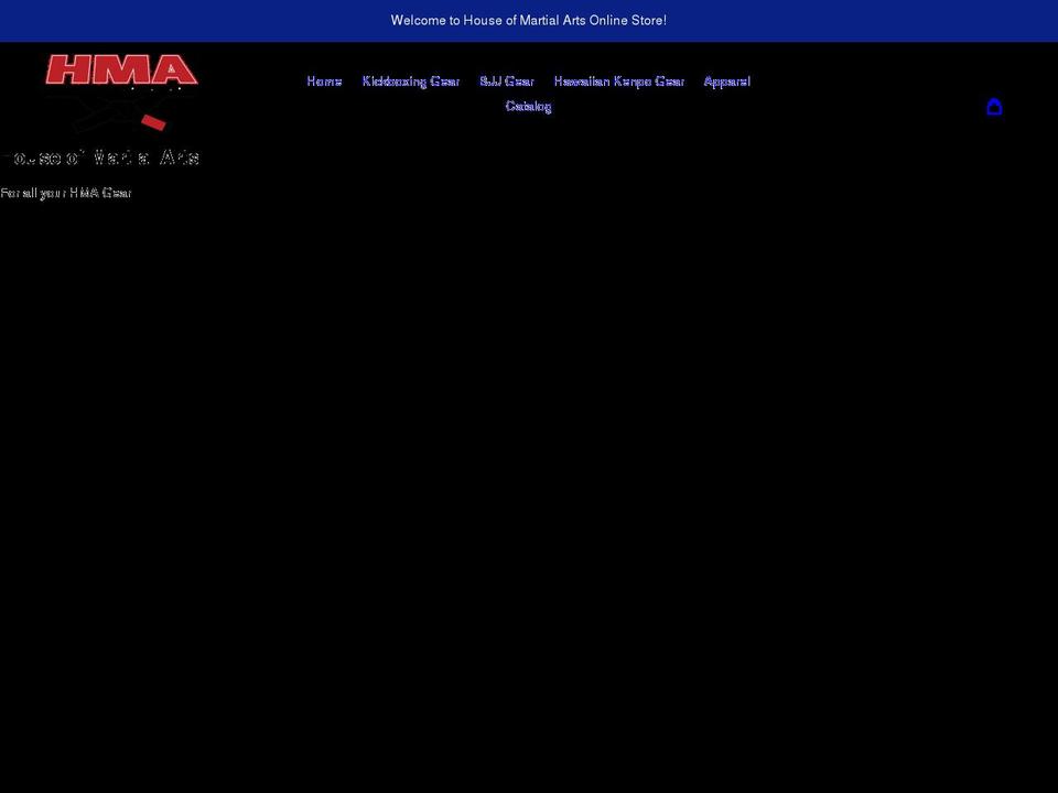 hmaproshop.com shopify website screenshot