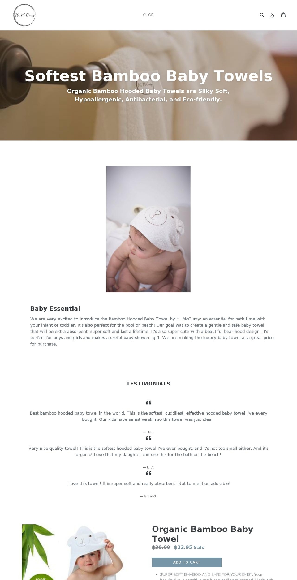 hmccurry.com shopify website screenshot