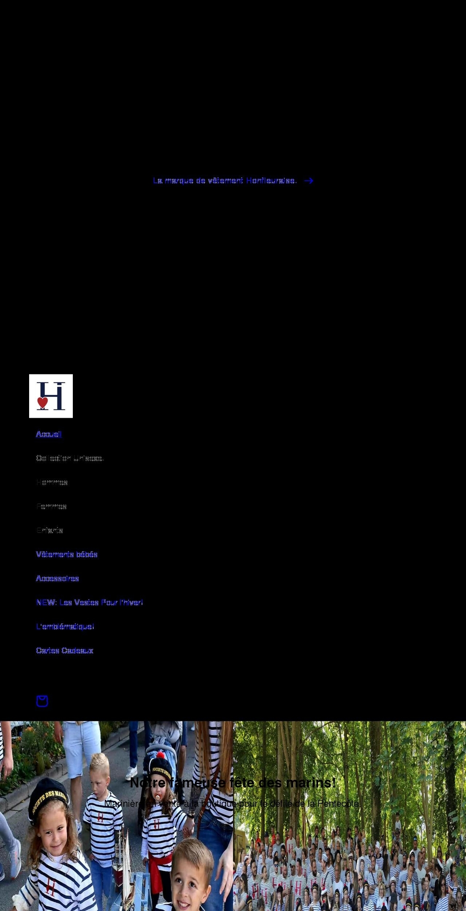 hmoncoeur.com shopify website screenshot