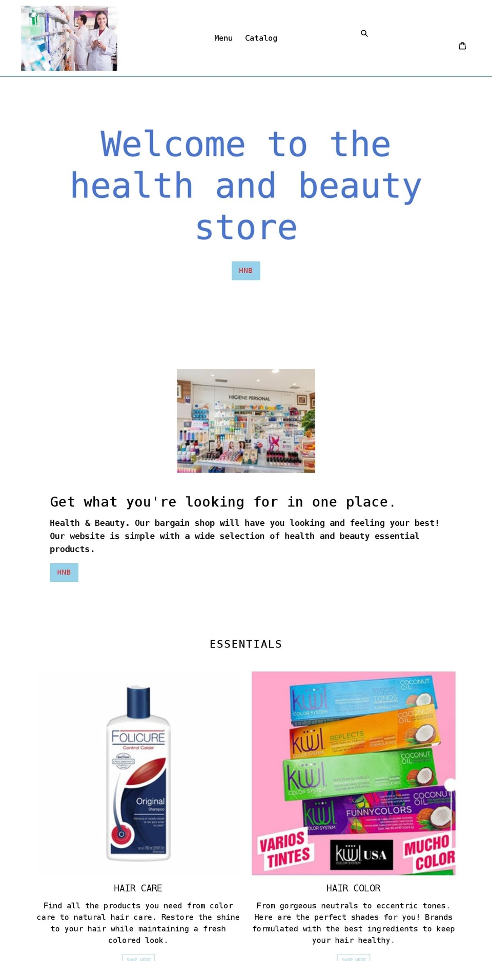 hnbbargain.com shopify website screenshot