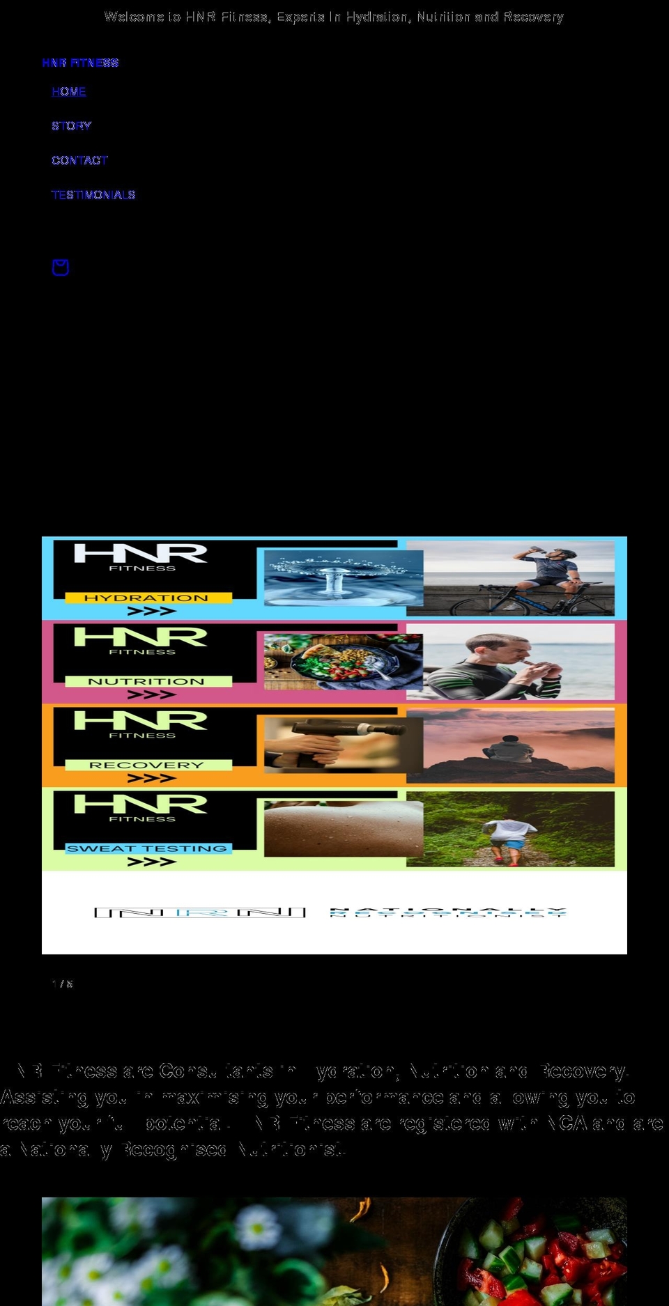 hnrfitness.com shopify website screenshot
