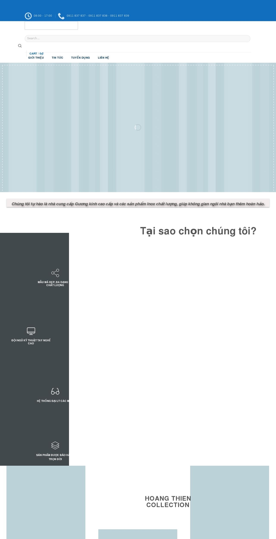 hoangthien.vn shopify website screenshot