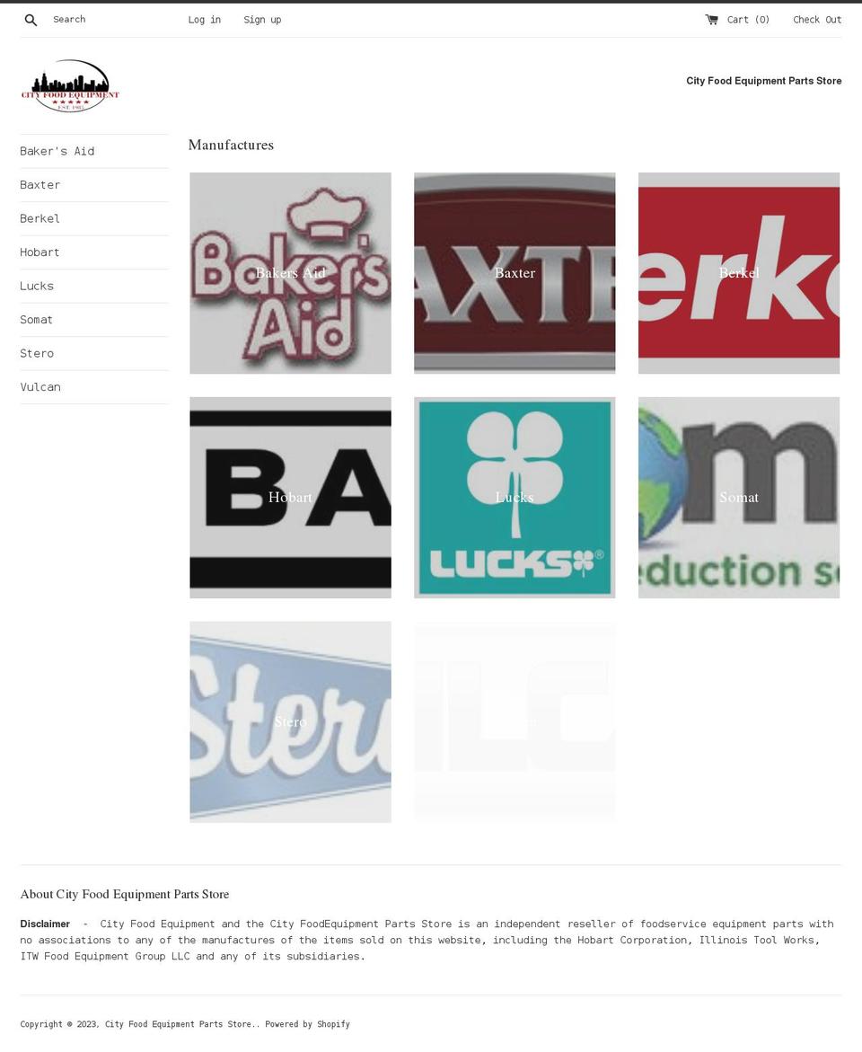 hobartpart.com — Shopify storefront screenshot