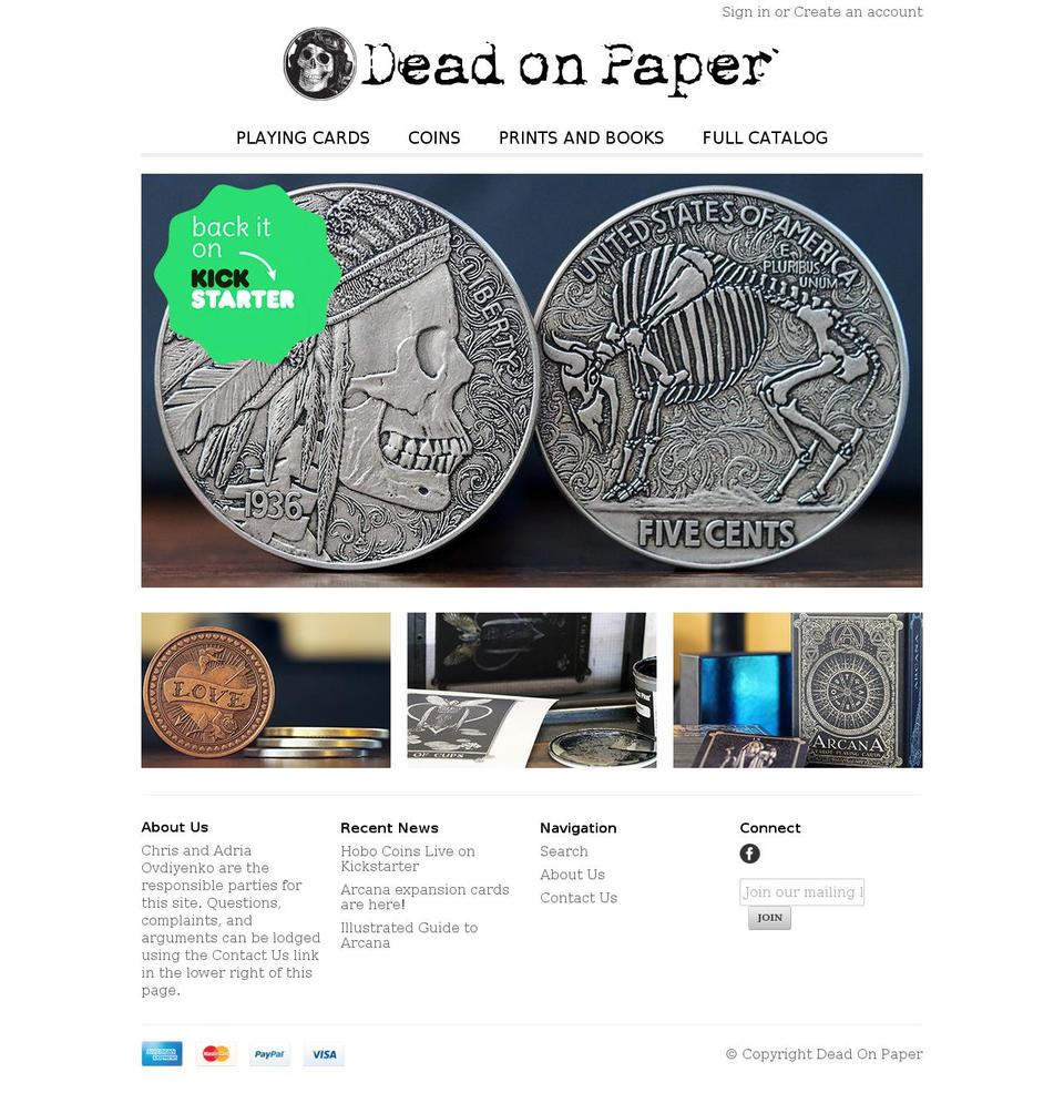 hobocoins.com shopify website screenshot